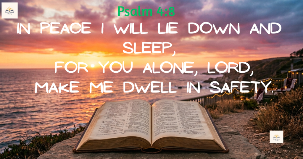 Bible verses for a good evening prayer message