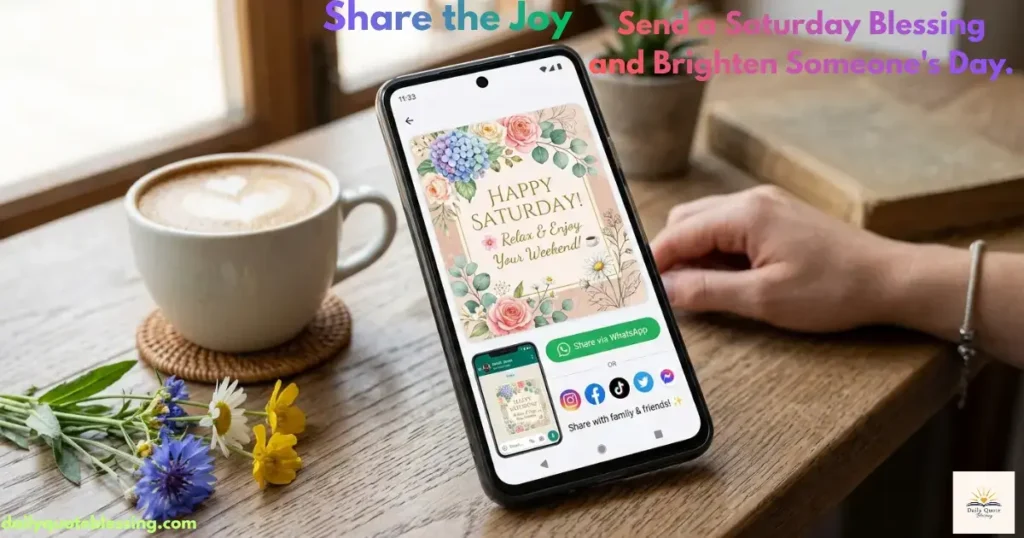 Share weekend Saturday morning wishes on social media