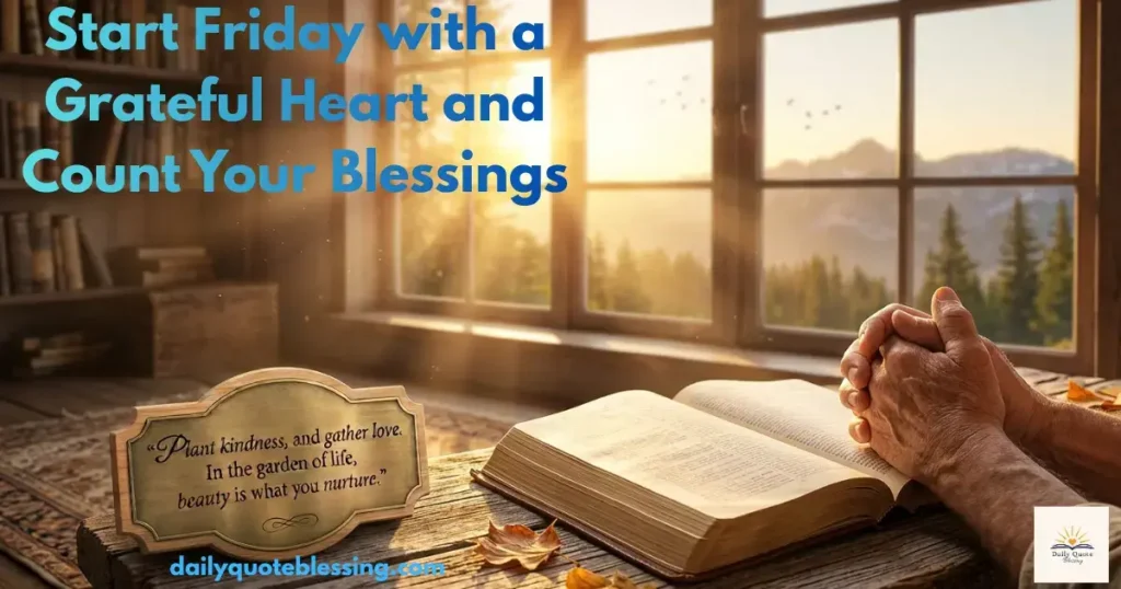 Thankful Friday blessings for a grateful heart